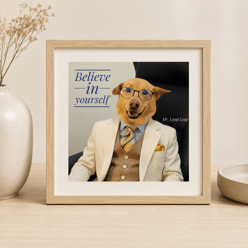 Mr. Long Long Says: Believe in Yourself