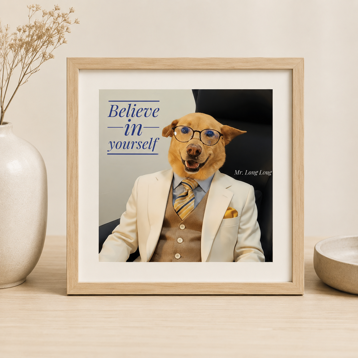 Mr. Long Long Says: Believe in Yourself