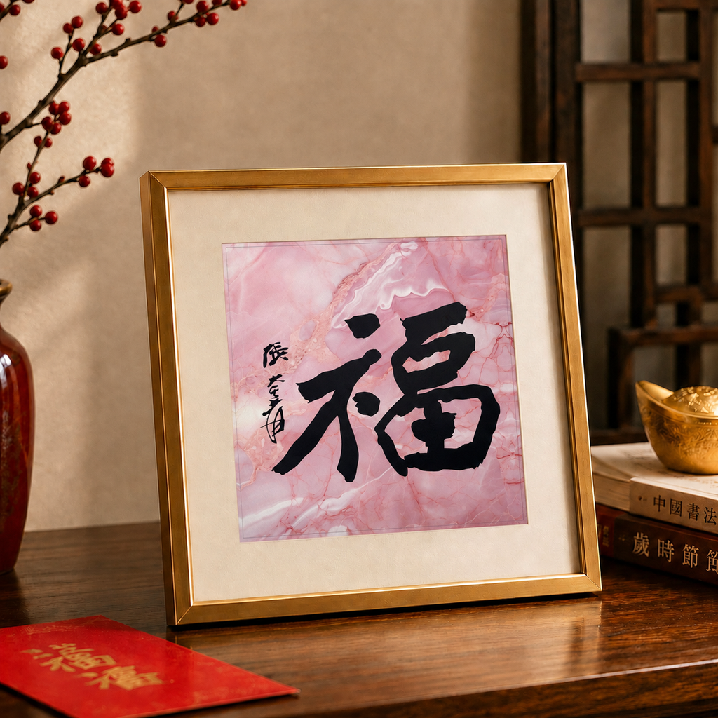 Fortune in Rose Marble