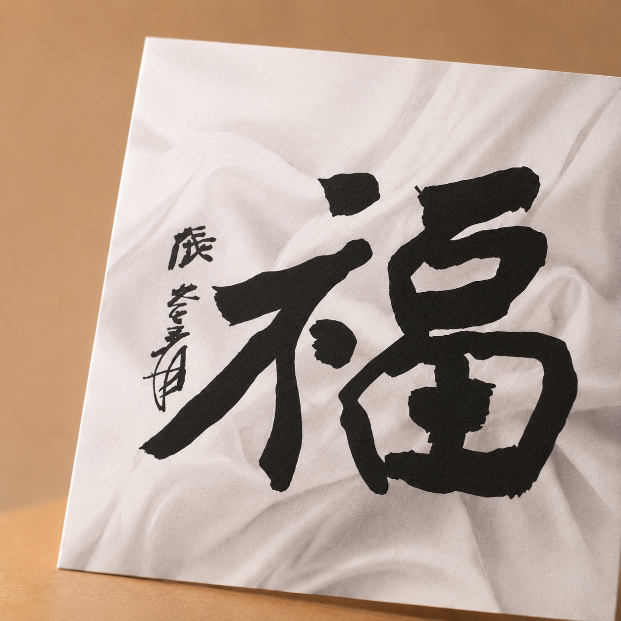 Fortune in White Silk