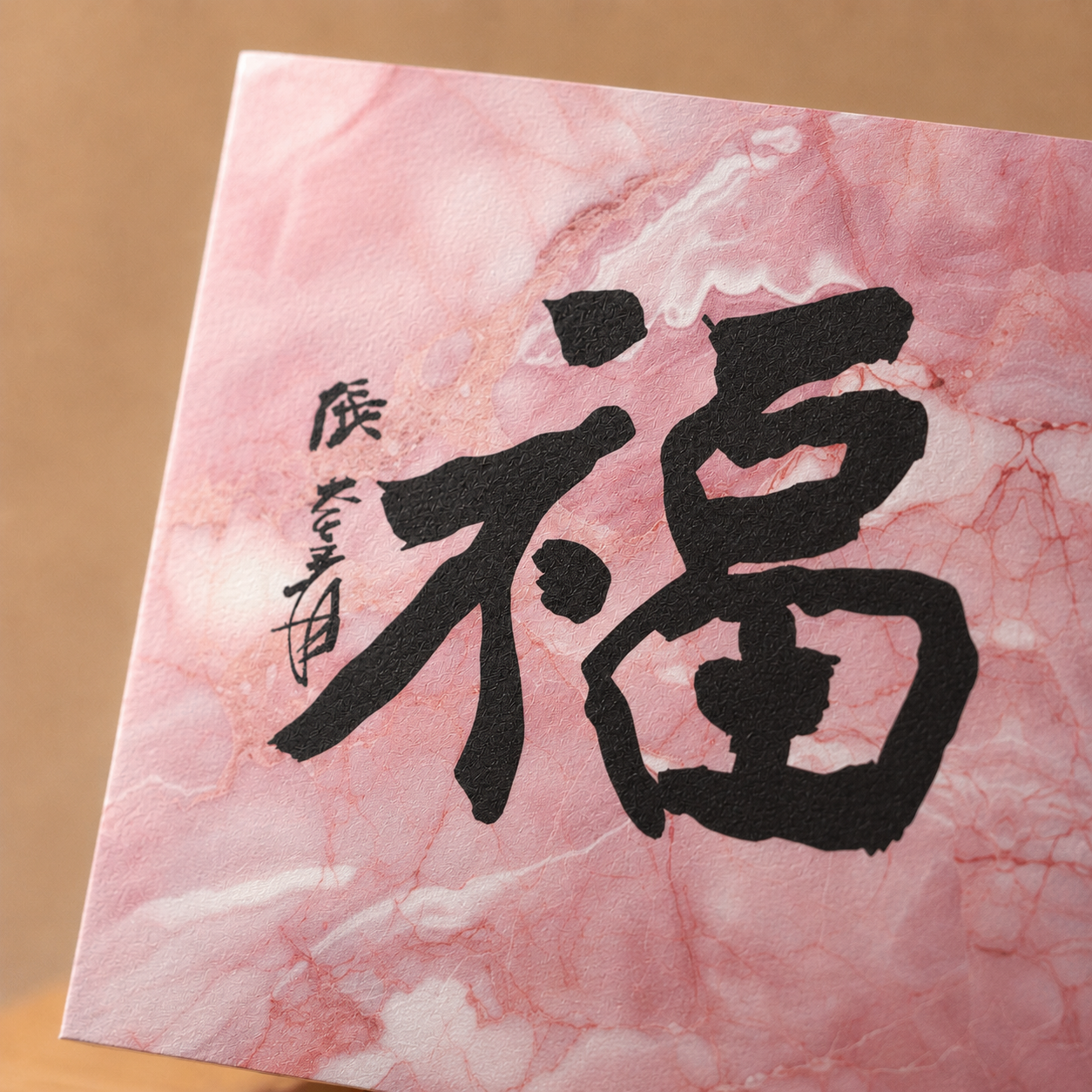 Fortune in Rose Marble