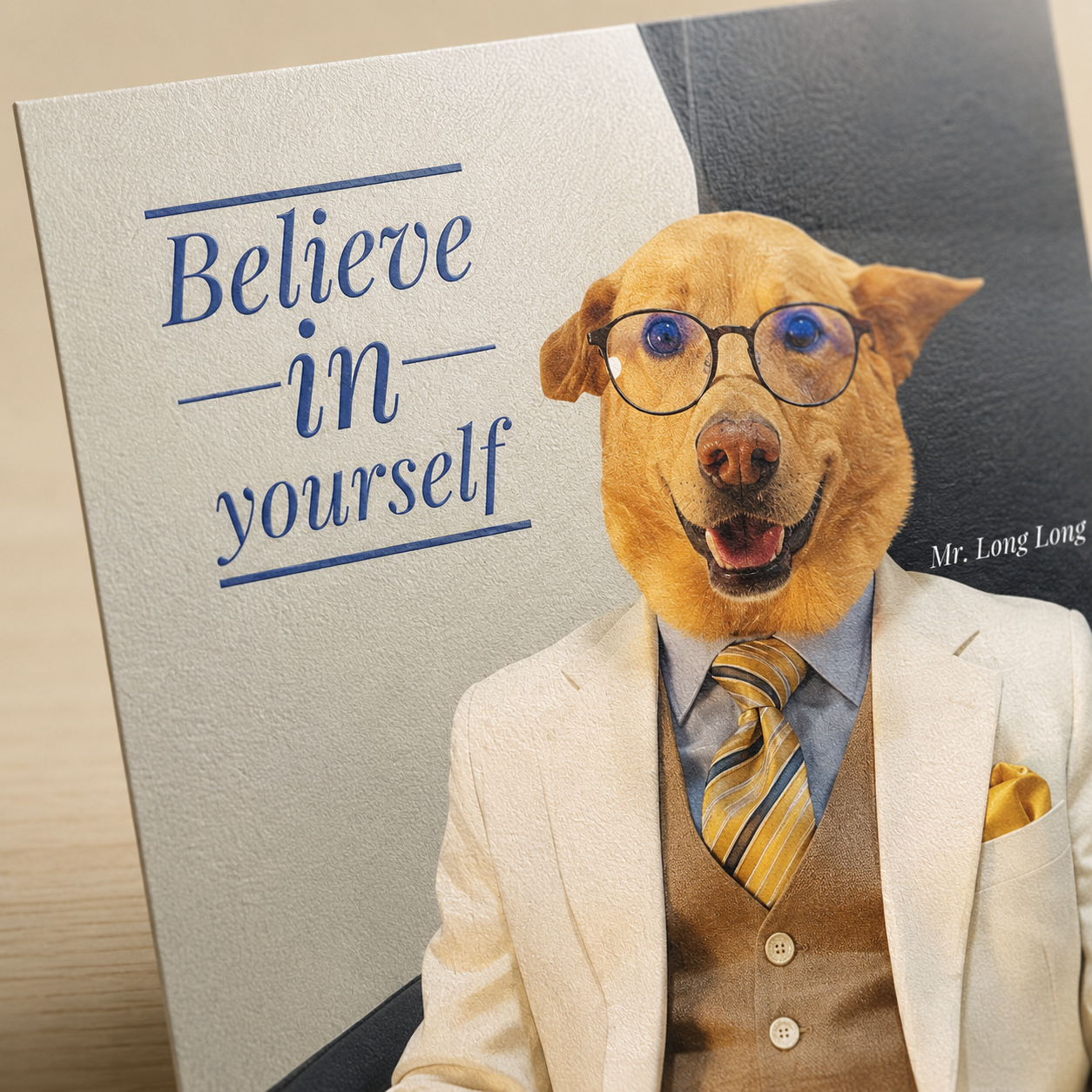Mr. Long Long Says: Believe in Yourself